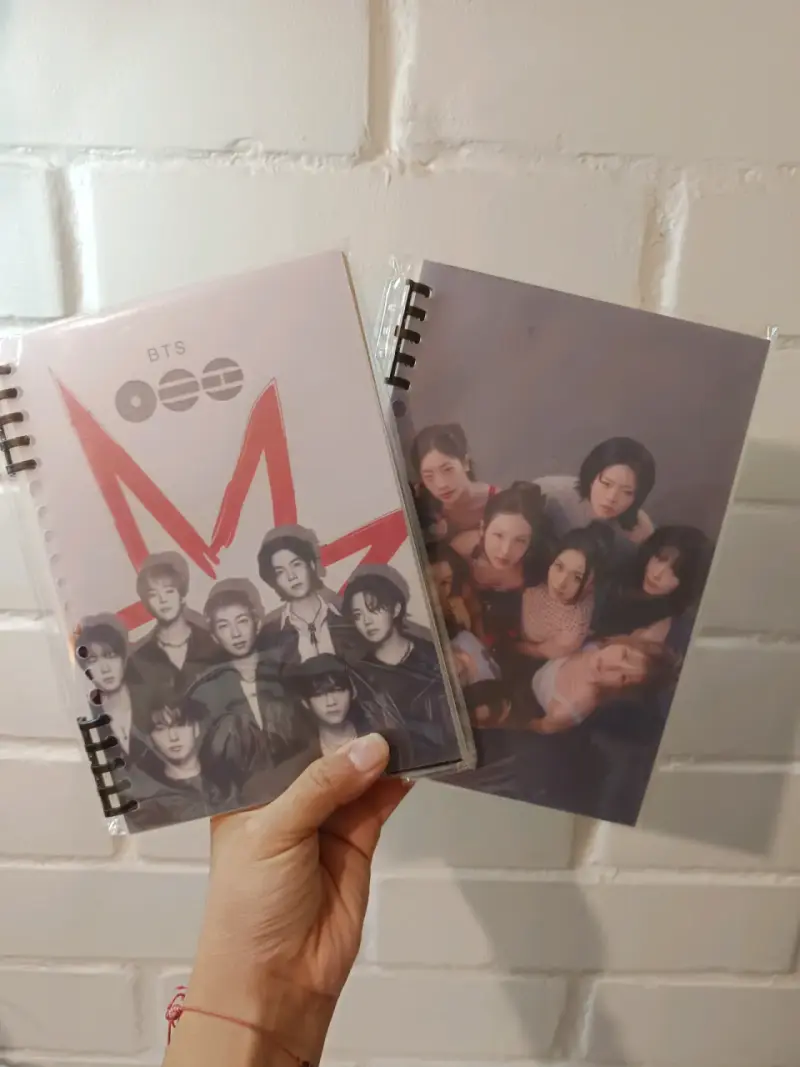 Cuadernos anillados de K-pop (BTS & TWICE)