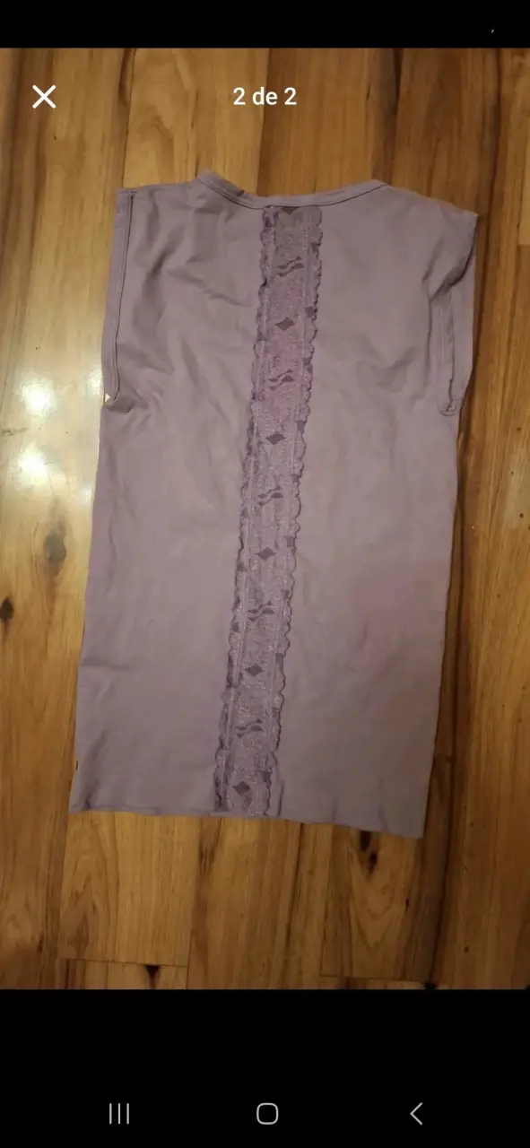 Polera lila sin mangas - 2