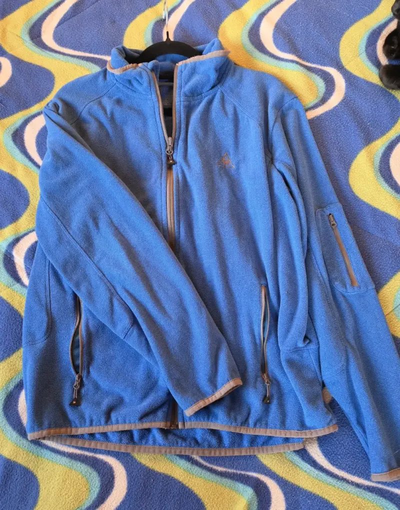 Chaqueta polar azul unisex