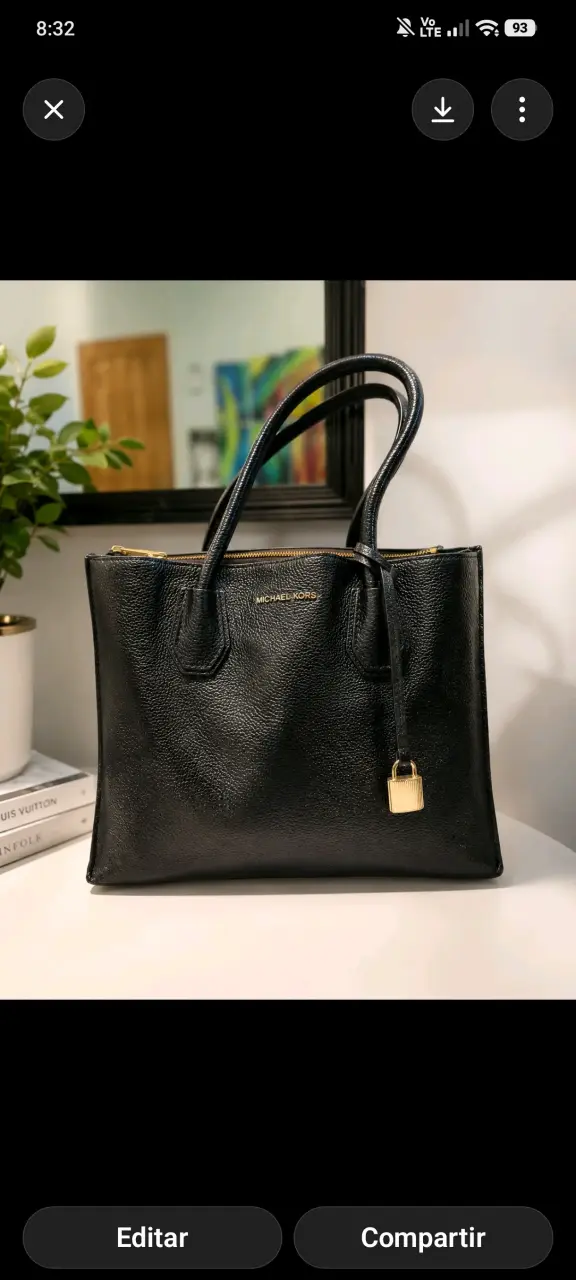 Cartera negra Michael Kors