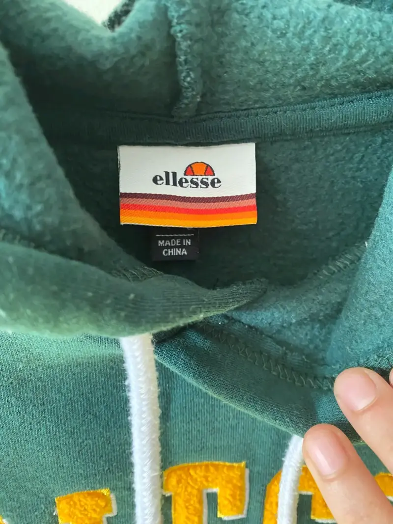Polerón verde Ellesse con capucha - 2
