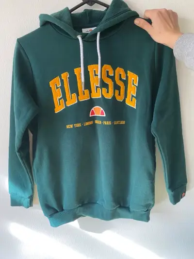 Polerón verde Ellesse con capucha - miniatura 4