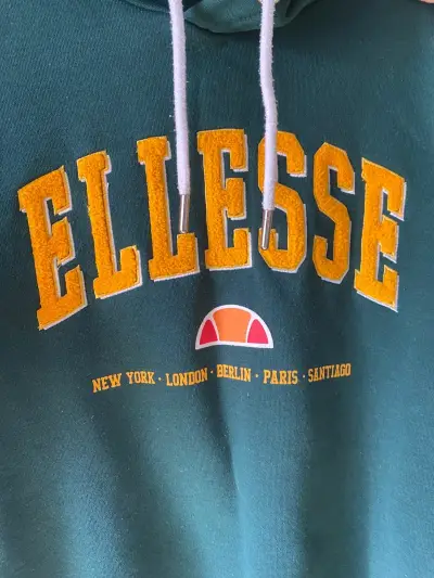 Polerón verde Ellesse con capucha - miniatura 5