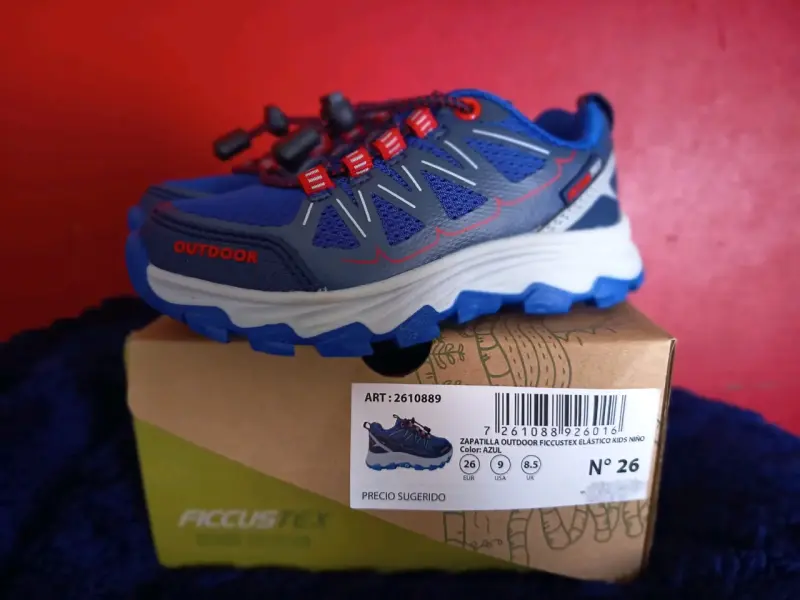 Zapatillas Ficcus outdoor niños azul - 2