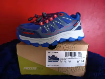 Zapatillas Ficcus outdoor niños azul - miniatura 2