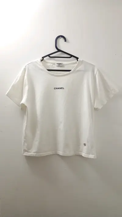 Polera blanca Chanel - miniatura 1