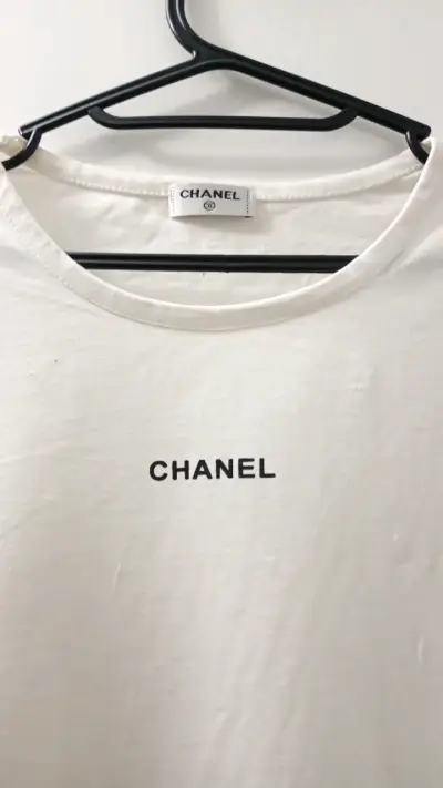 Polera blanca Chanel - miniatura 3