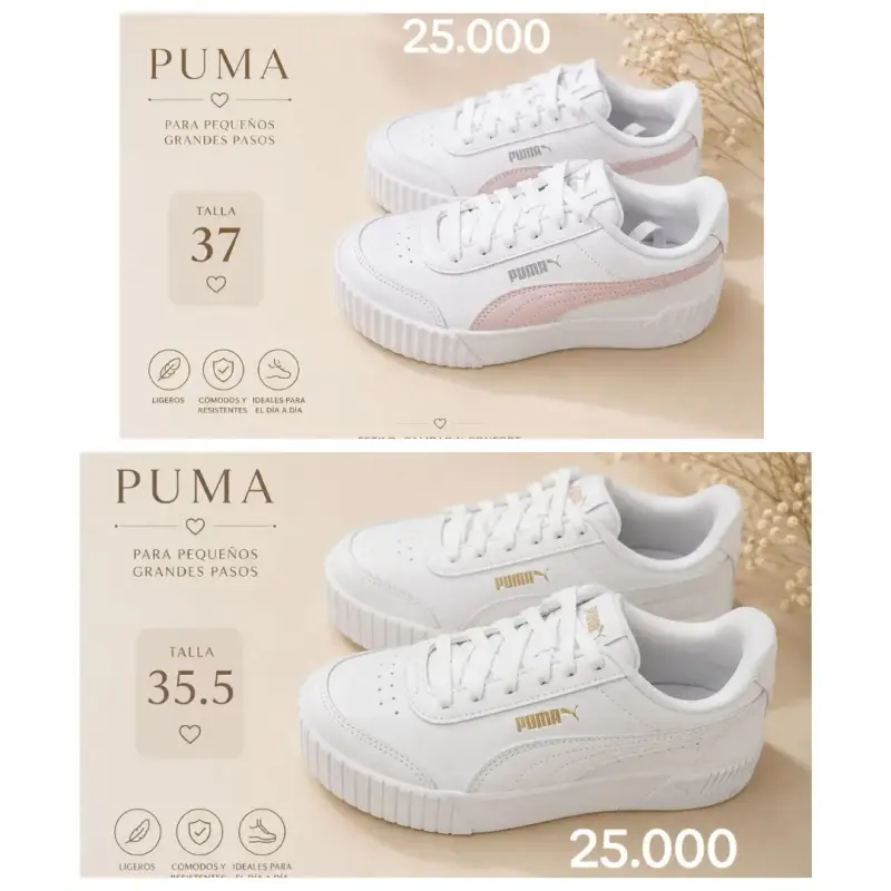 Zapatillas infantiles Skechers y puma de adulto - 3
