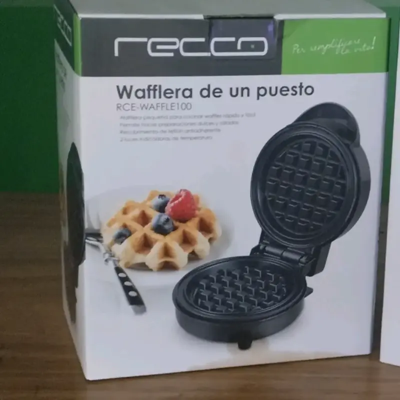 Wafflera Recco de un puesto