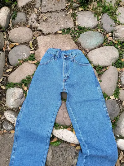 Mom jeans recto tiro medio americano Rustler t=36 - miniatura 1
