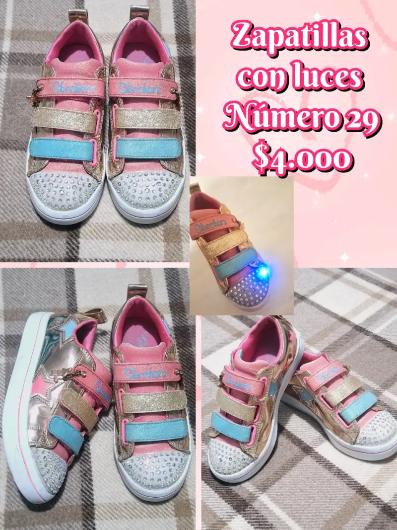 Zapatillas con luces infantiles - 1