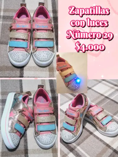 Zapatillas con luces infantiles - miniatura 1