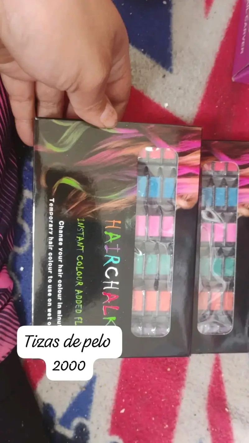Tizas para colorear pelo