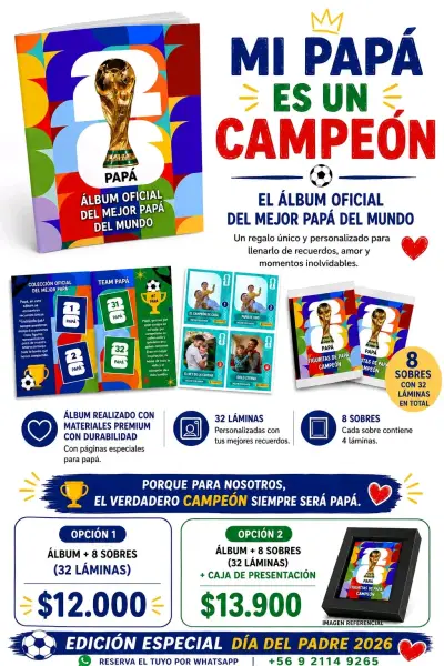 Álbum coleccionable Papá FIFA 2026 - miniatura 6