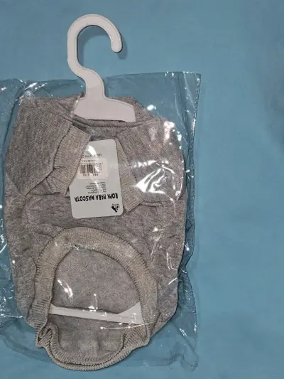 Polerón gris para perro con diseño y gorro - miniatura 2