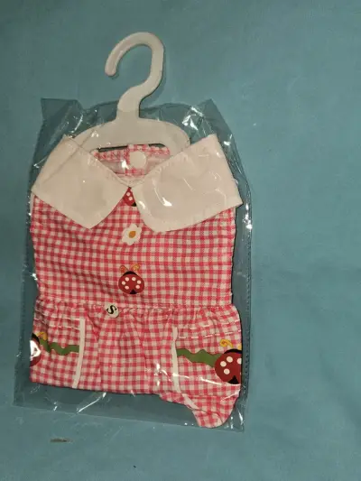 Vestido cuadros para perro pequeño - miniatura 1