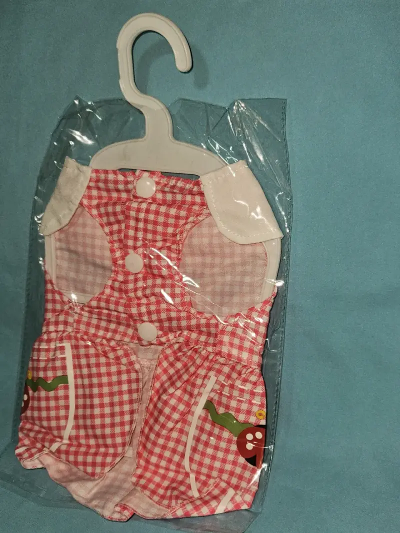Vestido cuadros para perro pequeño - 2