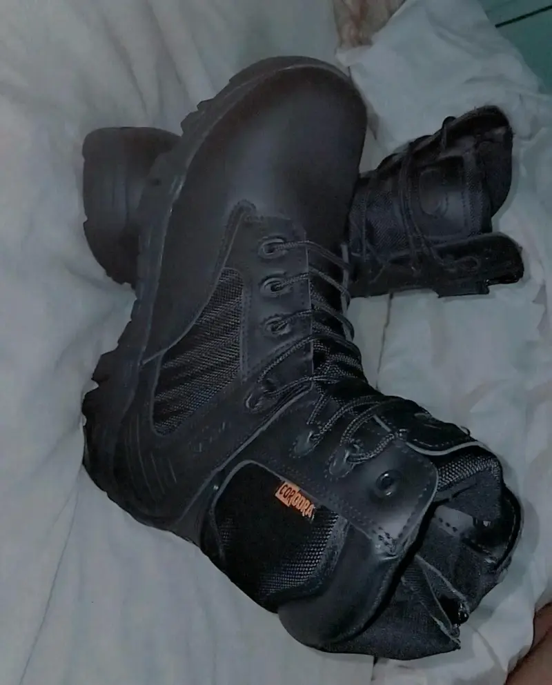 Botas delta tácticas negras - 3