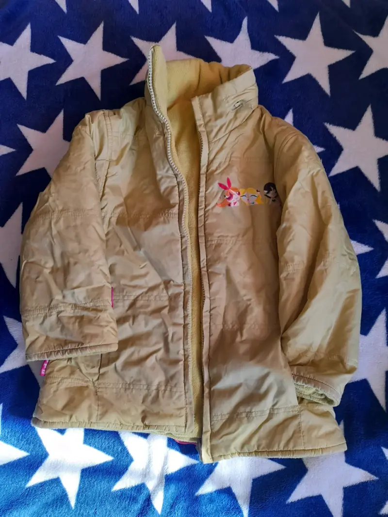 Chaqueta infantil verde manzana