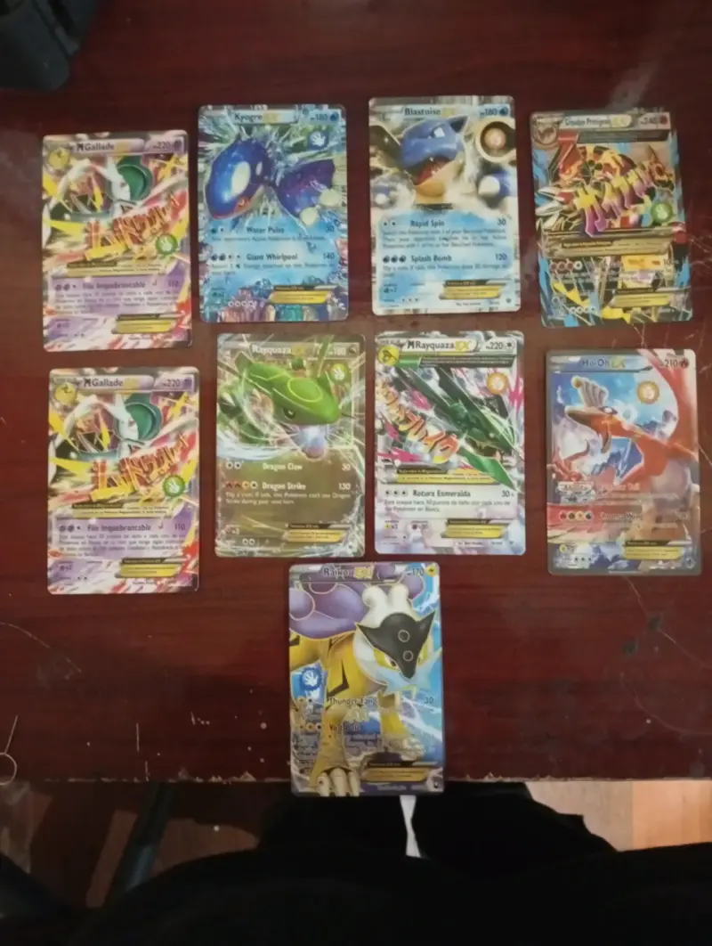 Cartas Pokémon colección EX
