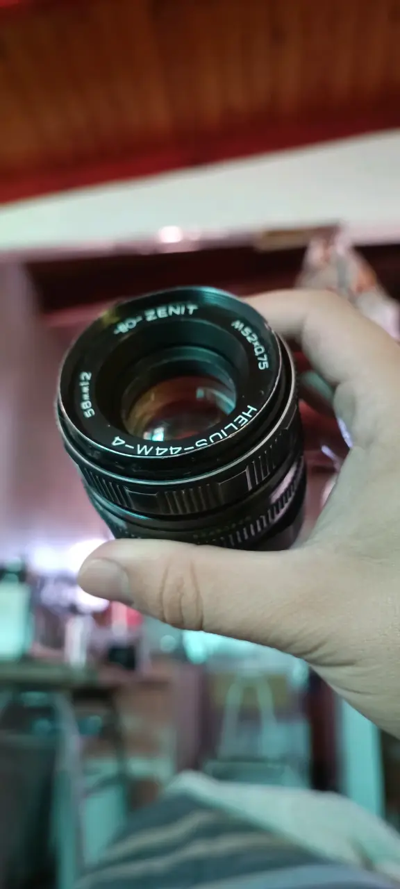 Lente Helios 44M-4 58mm + Adaptador Sony E mount - 1