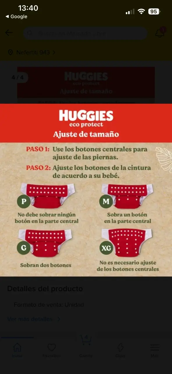 Kit pañales reutilizables Huggies - 3