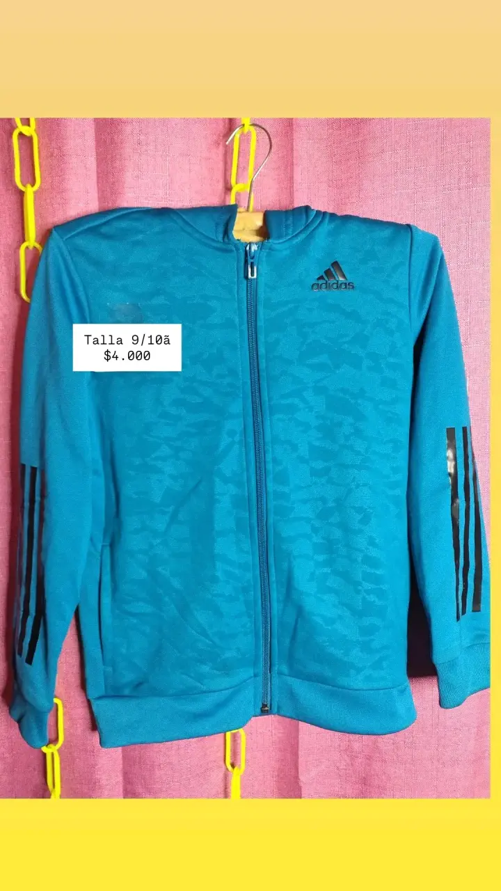 Polerón azul Adidas para niño