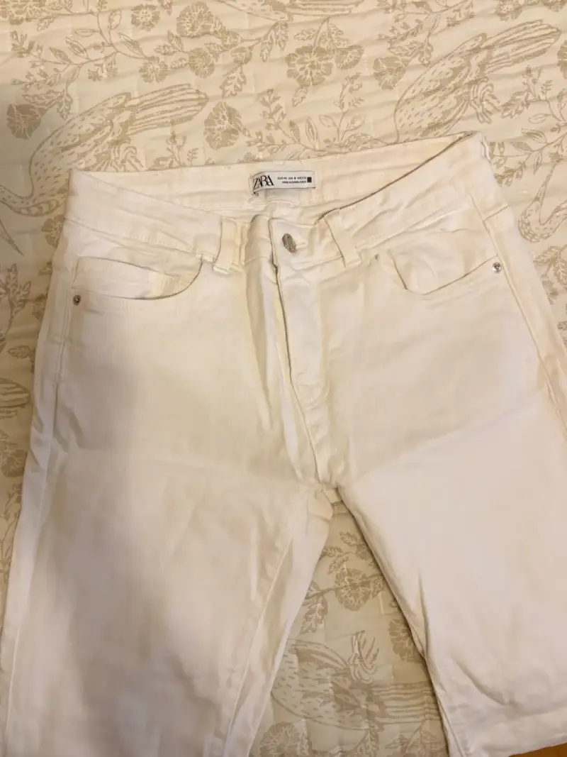 Jeans blancos Zara - 2