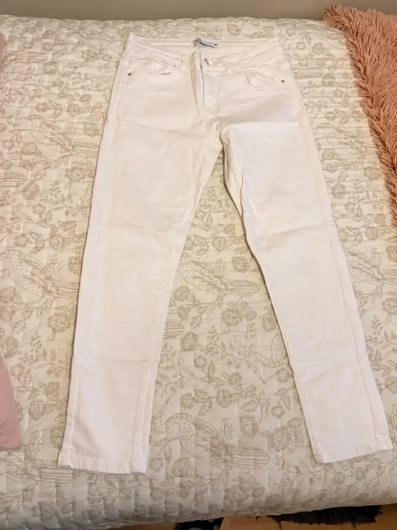 Jeans blancos Zara - 3