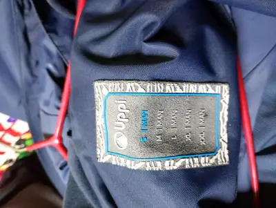 Parka azul impermeable con capucha - miniatura 2