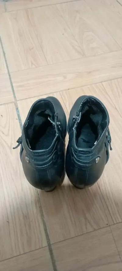 Botines de cuero negro número 37 - miniatura 2