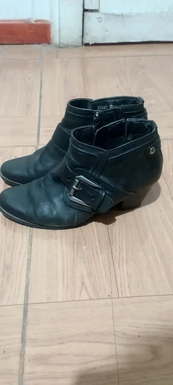 Botines de cuero negro número 37 - 3