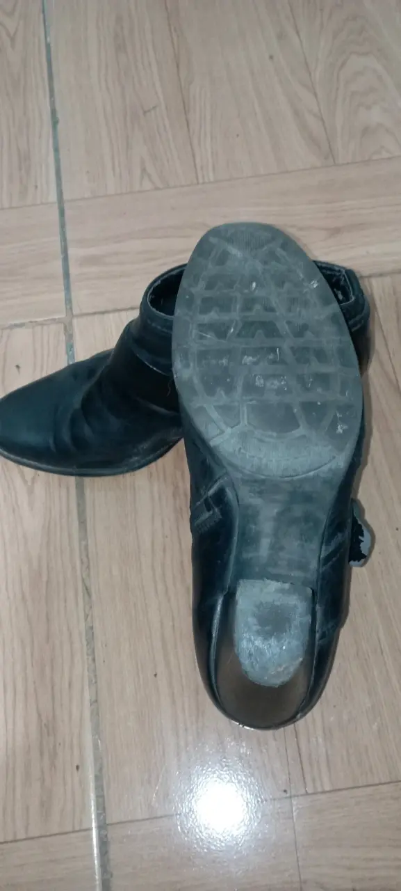 Botines de cuero negro número 37 - 4