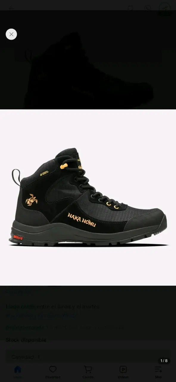 Botines negros Hakahonú nuevos - 2