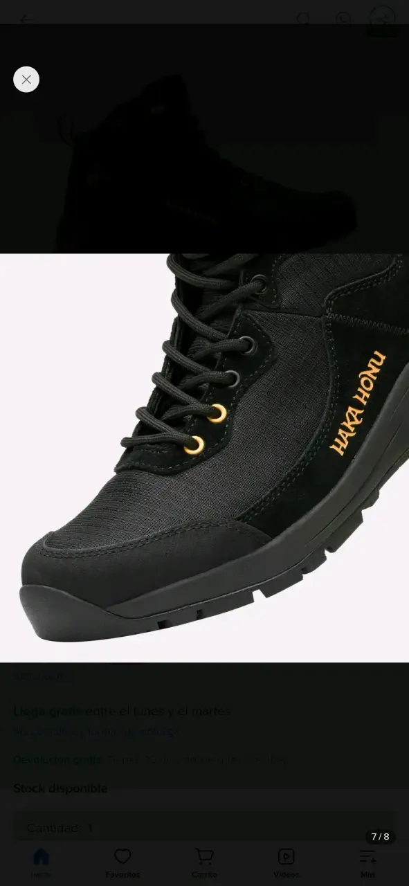 Botines negros Hakahonú nuevos - 5