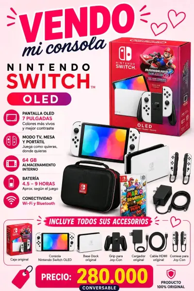 Consola Nintendo Switch OLED conversable - miniatura 6