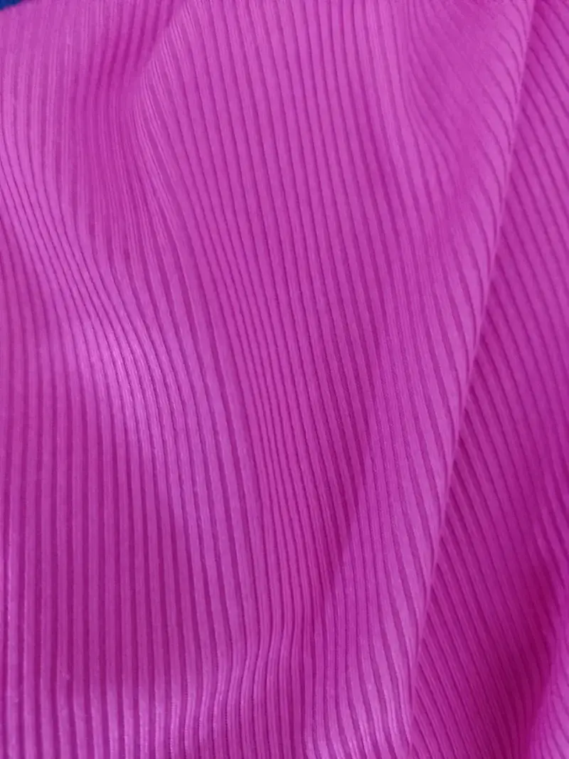 Polera fucsia manga larga - 3