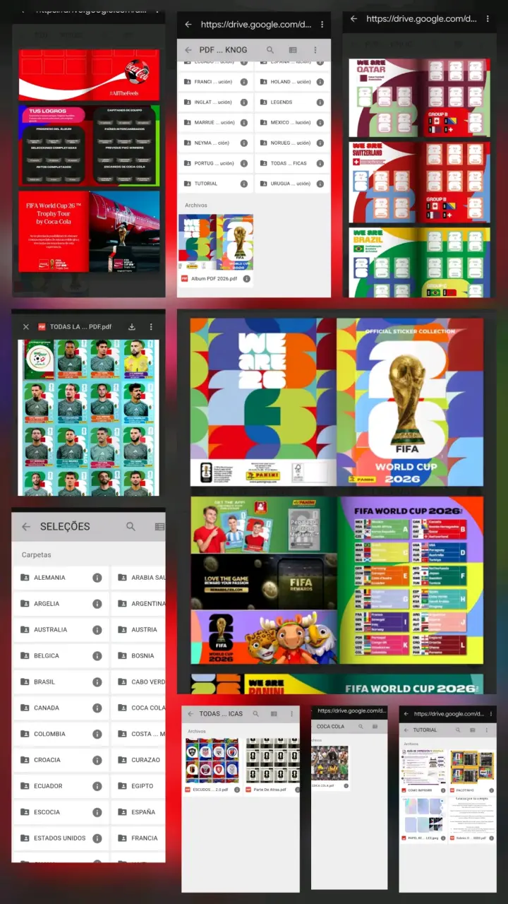 Pack álbum Mundial 2026 digital - 2