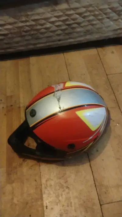 Casco Bell motocross rojo - miniatura 2