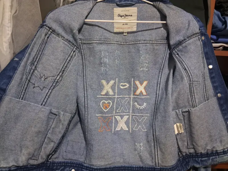 Chaqueta de mezclilla azul talla 12 pepe jeans - 3