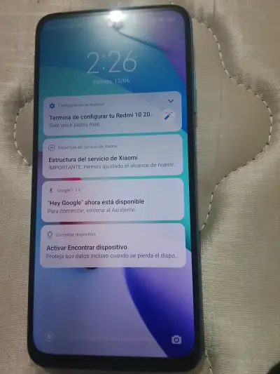 Smartphone Redmi azul en buen estado - miniatura 2