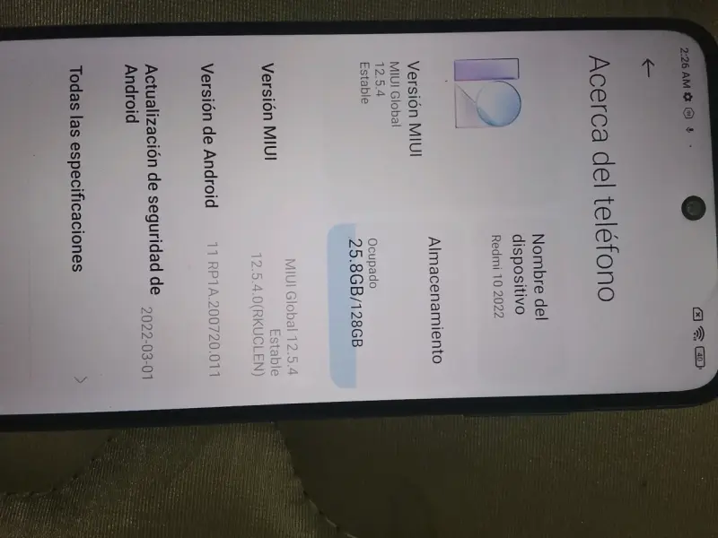 Smartphone Redmi azul en buen estado - 3