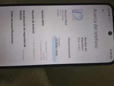 Smartphone Redmi azul en buen estado - miniatura 3