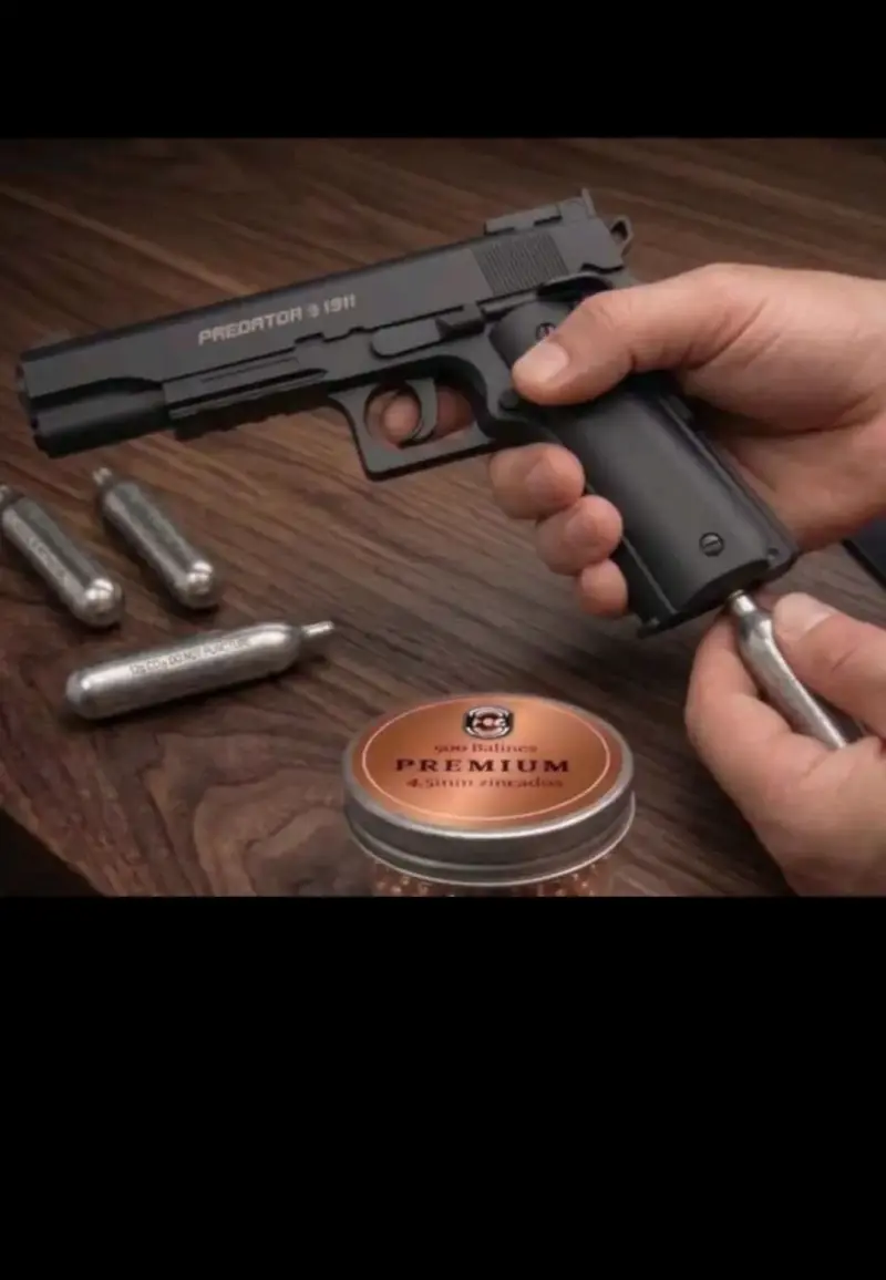 Pistola de c02 marca predator - 2