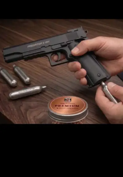 Pistola de c02 marca predator - miniatura 2