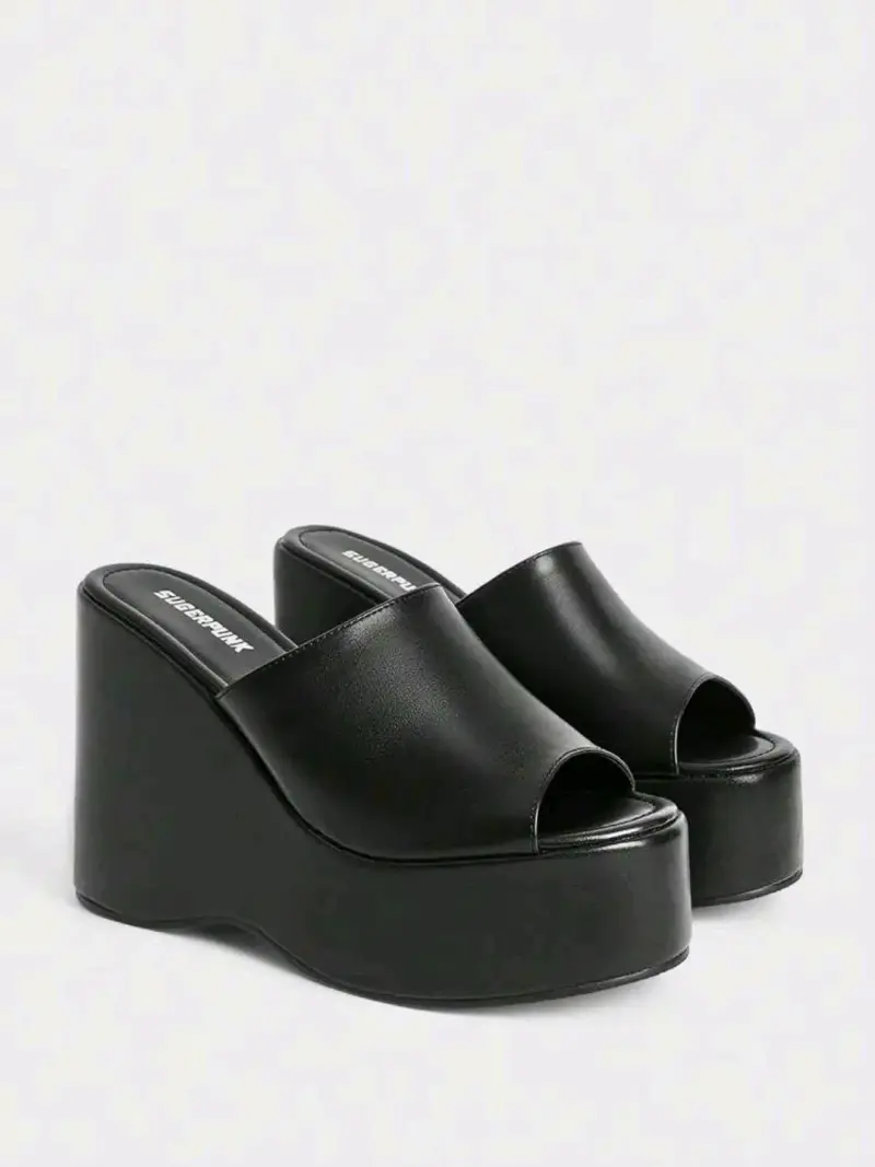 Zapatillas de plataforma negras - 2