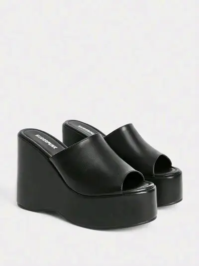 Zapatillas de plataforma negras - miniatura 2