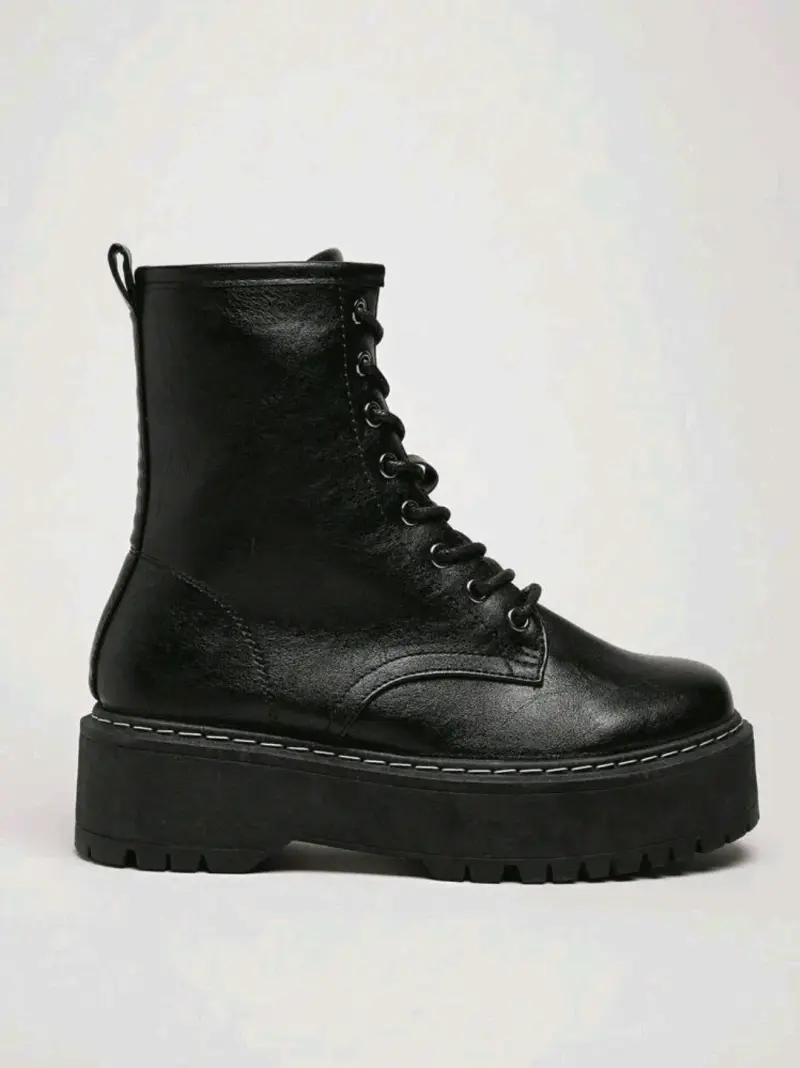 Botas de plataforma negras - 1