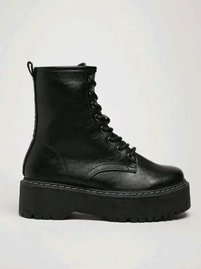 Botas de plataforma negras - miniatura 1