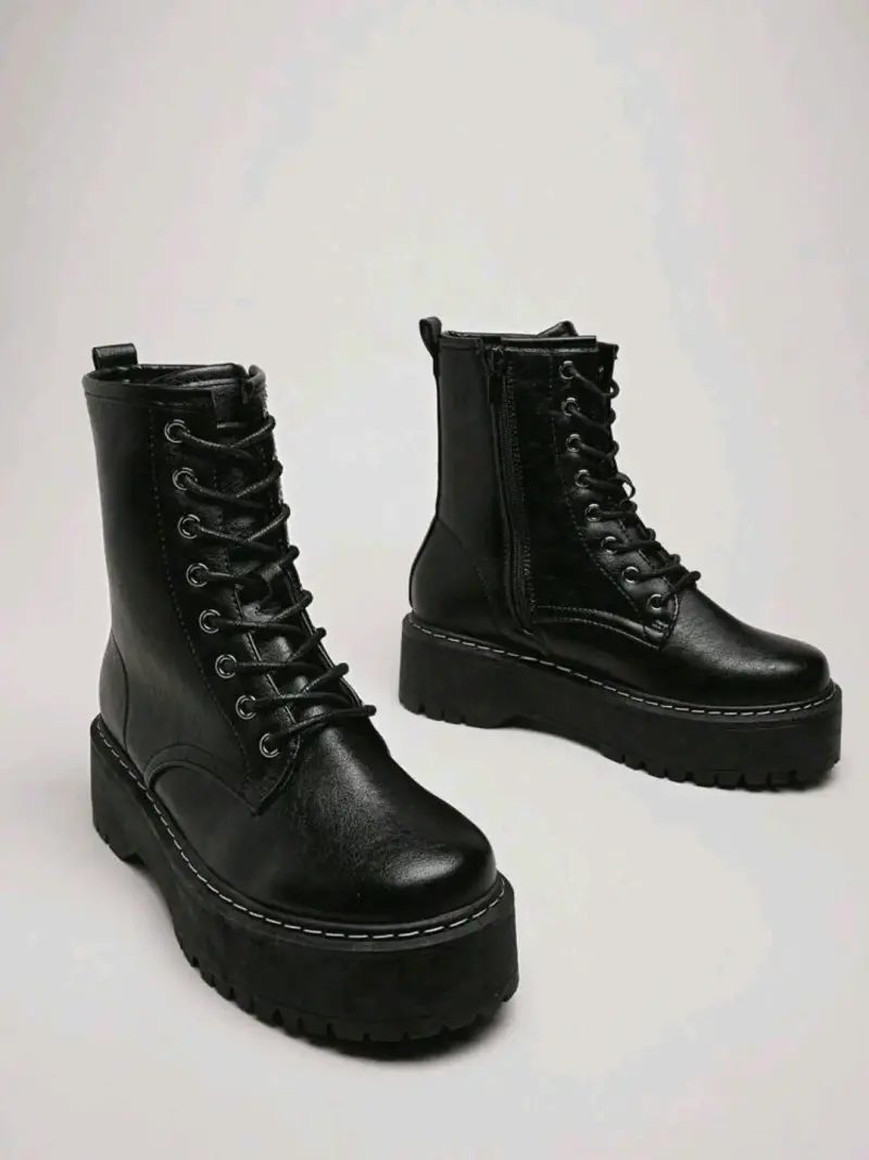 Botas de plataforma negras - 2